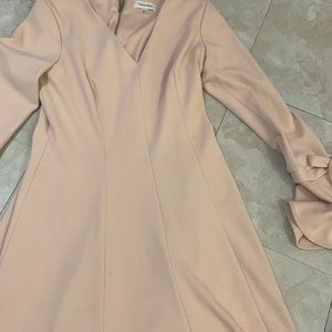 Calvin Klein dress size 8 light pink
